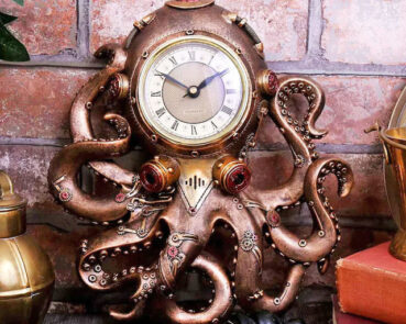 octopus steampunk clock