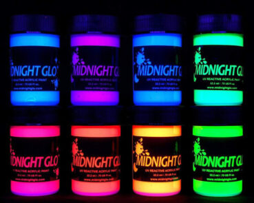Midnight Glo Acrylic Black Light Paint