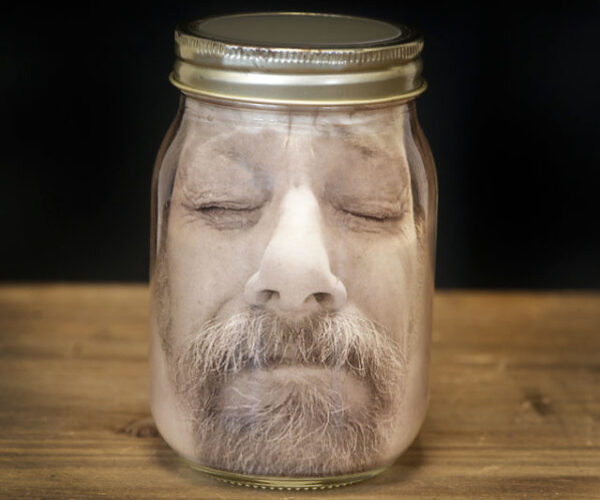 personalized your face in a jar