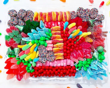 candy charcuterie tray