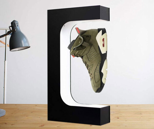 floating shoe display x float