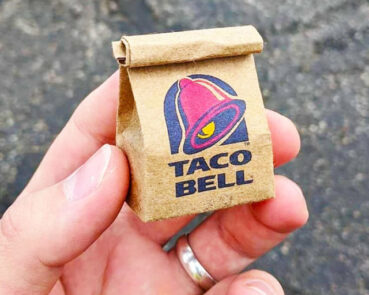 miniature taco bell bag